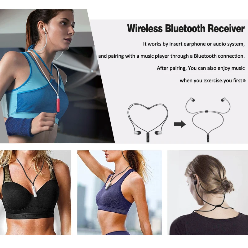 Беспроводные Bluetooth наушники для спорта бега с микрофоном Fone De Ouvido беспроводные