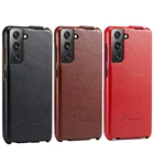 Роскошный кожаный флип-чехол R64 в стиле ретро для Samsung Galaxy S21 S10 Plus Ultra S7edge Вертикальный чехол для телефона