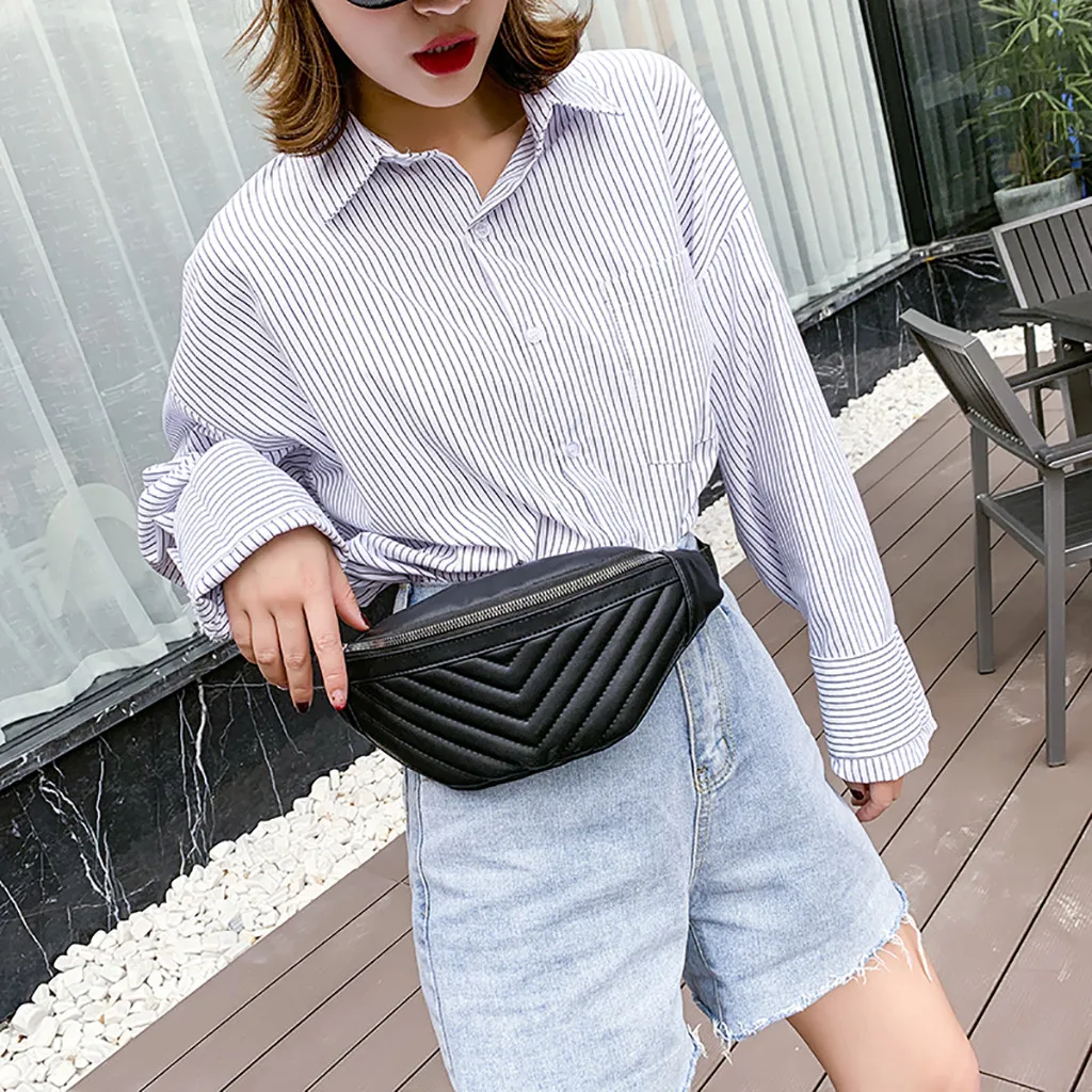 New Elegant Waist Bag For Women Joker Simple Crossbody Fashion Chest Pocket Pocket Shoulder Bag Hand Bags