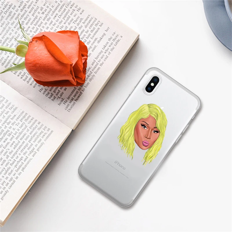 A8 Для iPhone X XR XS Max 7 7Plus 8 8Plus 6 6S Plus 5 5S SE чехол для телефона Nicki Minaj мягкий чехол - Цвет: A8