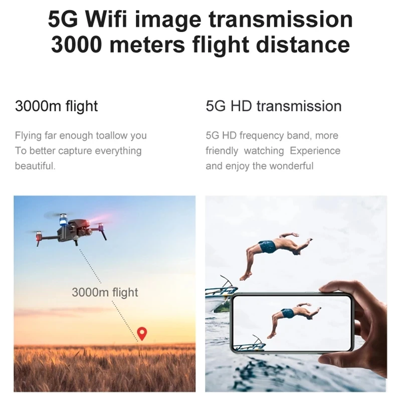 дрон с разрешением 4k gps hd профес
