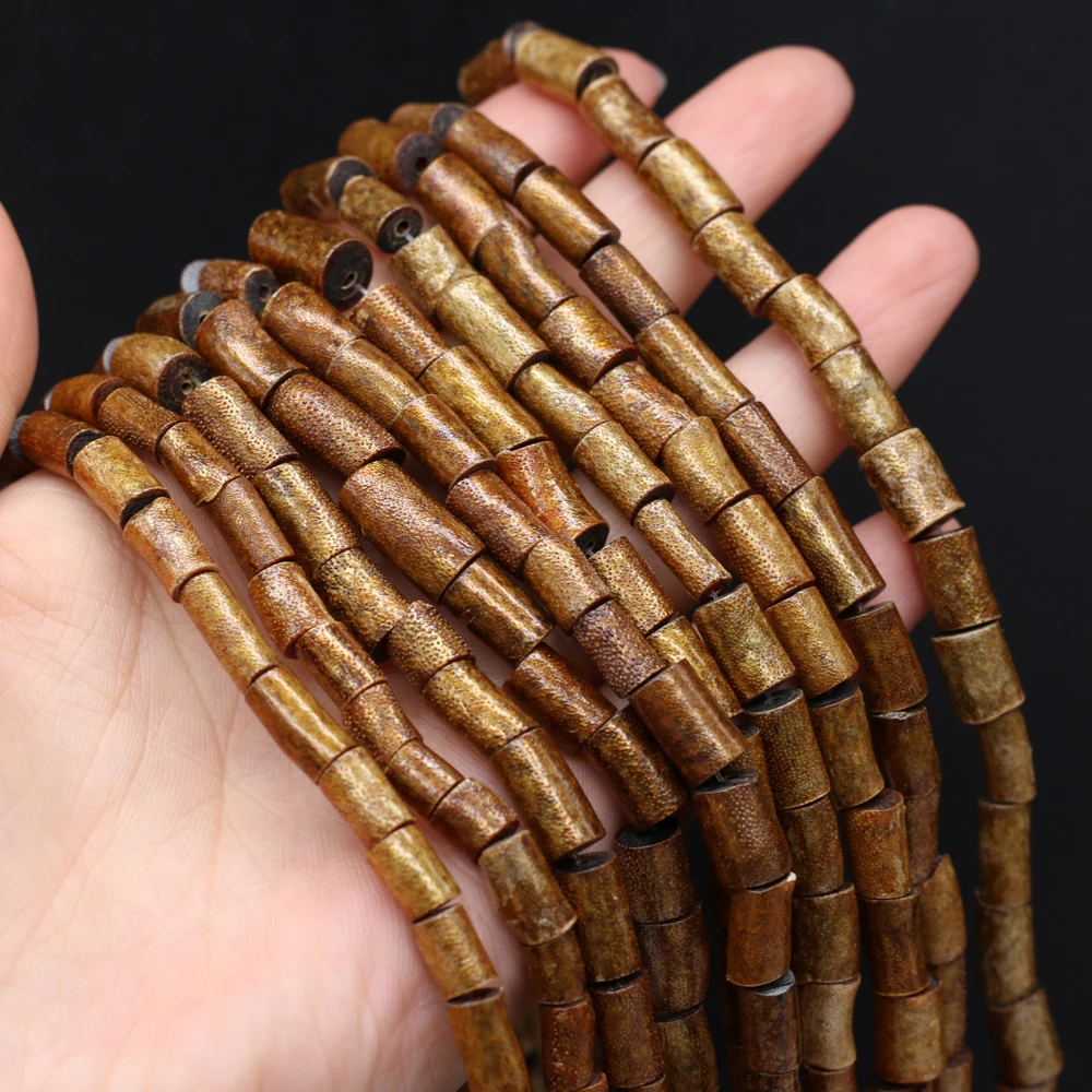 

Fine Golden Coral Beads Charm Loose Spacer Bead for Tribal Jewelry Making Diy Women Bracelet Necklace Accessories
