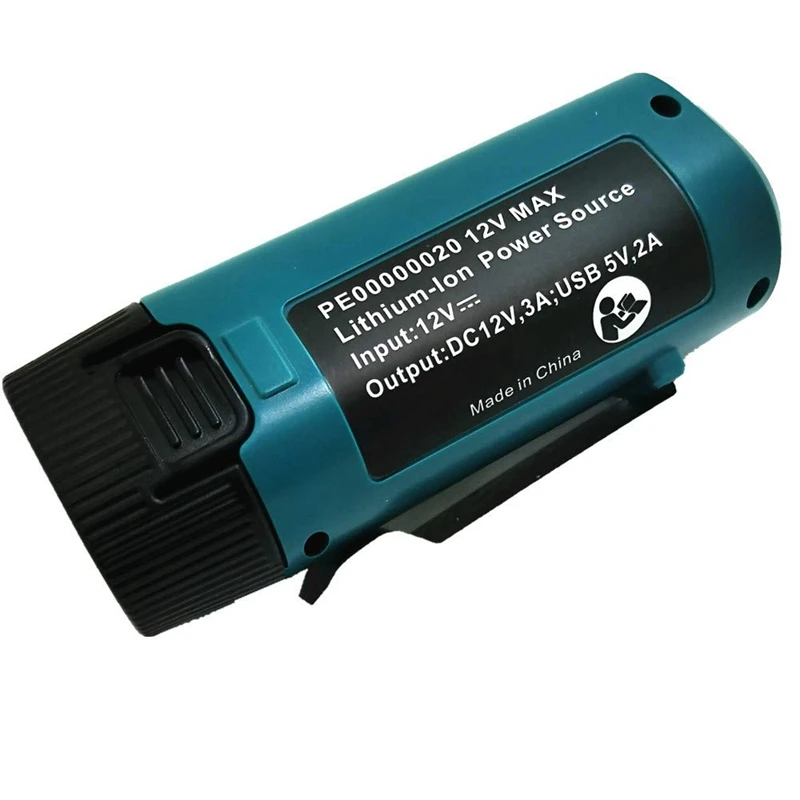 Usb Power Source for Makita Pe00000020 Heated Jackets Charger Adapter Converter 10.8V/12V Lithium-Ion Bl1013 Bl1014 |