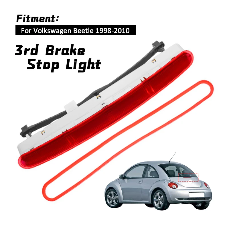 

Brake Lights 3rd Third High Brake Light Stop Light Red For Volkswagen Beetle 1998-2010 1C0945097E 1C0945097A 1C0945097B