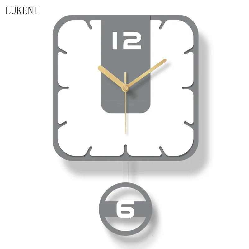 

Квадратные Симпатичные и простые креативные Акриловые качели на стену, Настенный декор, домашний декор