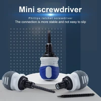 mini screwdriver dual use stable connection reinforced multifunctional ratchet screwdriver for household