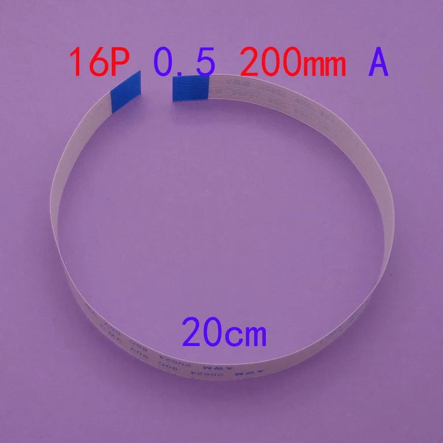 Новый плоский гибкий кабель FFC FPC 2 шт. шаг 0 5 мм 16 штырьков длина 200 лента 20624 80c 60 в