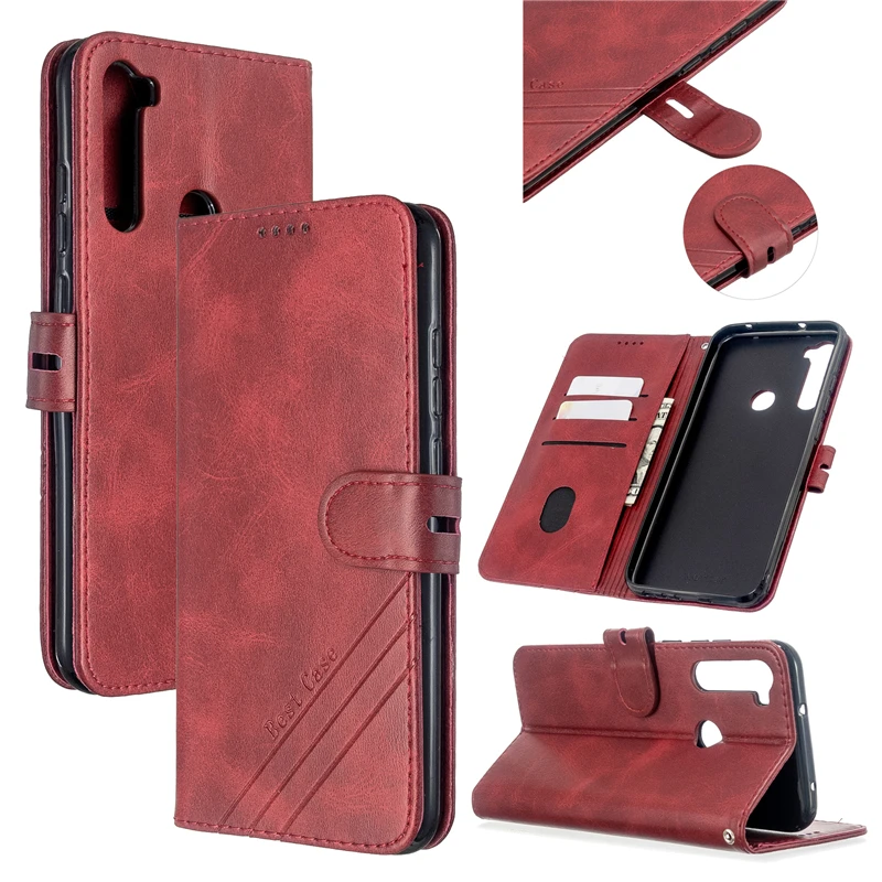 Чехол книжка из искусственной кожи для Xiaomi mi 9T Note 10 Pro A1 A2 A3 9 Lite Red 7 7A 6 5 Plus K20 Go 8