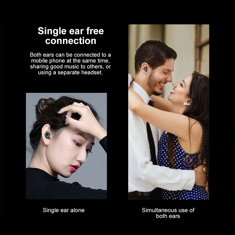 S11 3500 мАч Внешний аккумулятор наушники Bluetooth Беспроводные спортивные наушники TWS игровая гарнитура с микрофоном для IPhone Xiaomi