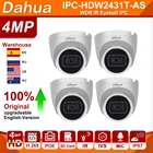 Оригинальная IP-камера Dahua 4 МП Starlight, фотокамера HD POE, микрофон, слот для SD-карты, H.265, IP67, IVS, IPC, встроенный микрофон, 4 шт.лот