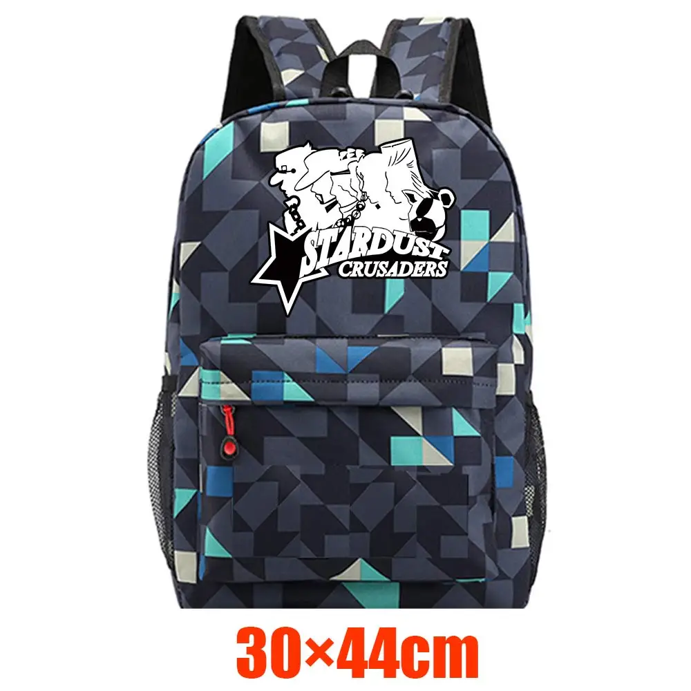 

Backpack Anime Jojo's Bizarre Adventure Canvas High Quality Packsack Schoolbag Teenger Mochila Unisex Student Travel Laptop Bag