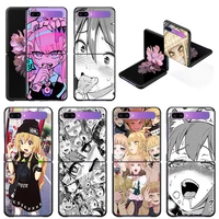 phone case for samsung galaxy z flip3 5g z flip 3 5g zflip cover cellphone shell mobilephone fundas hentai harajuku anime girl