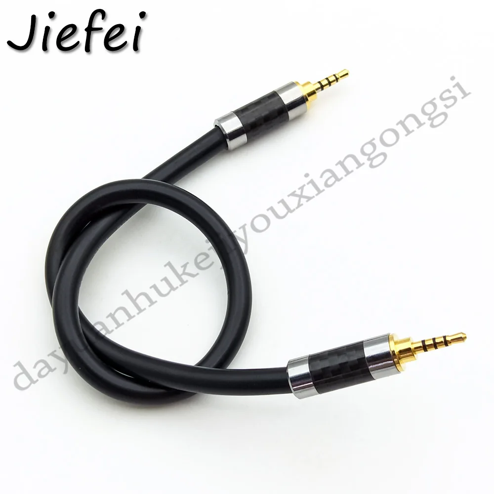 

80Pcs 2.5mm 4 Pole stereo Male to 2.5mm 4 Pole stereo Male Audio Jack Headphone Earphone Plug DIY Cable 30cm