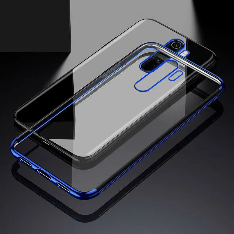 Роскошный чехол с покрытием для Redmi Note 8 Pro Чехол Ультра-тонкий прозрачный из ТПУ 7 6