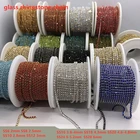 Стразы, цепочка-коготь, гальваническое покрытие, плотный цвет, алмазная отделка, сделай сам, мобильный телефон, наклейка, ювелирные аксессуары