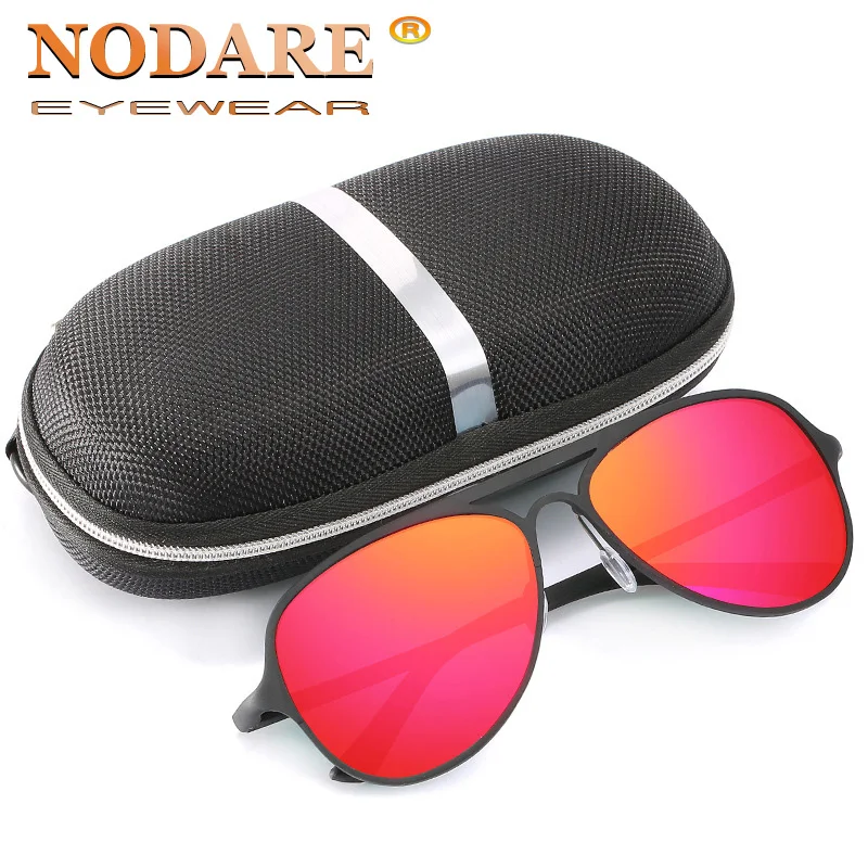 NODARE 2020 брендовые поляризованные солнцезащитные очки с алюминиевой оправой из