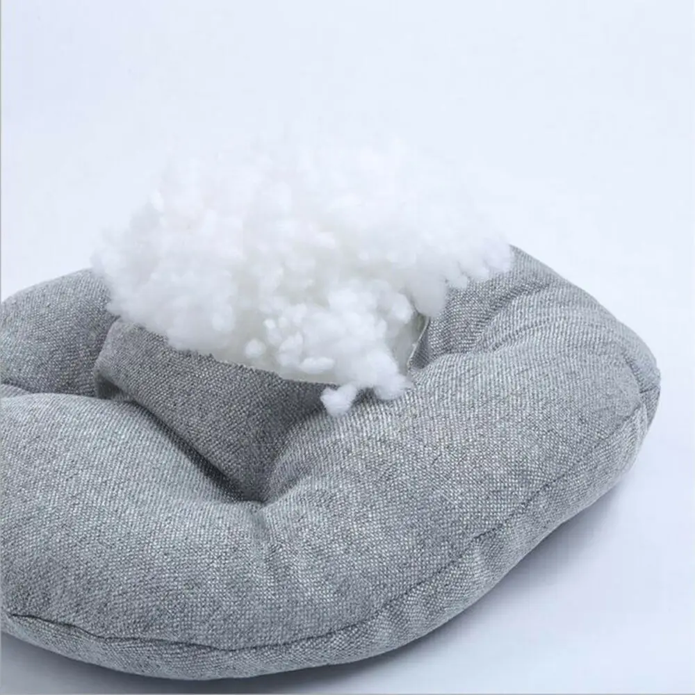 Круглая хлопковая подушка в скандинавском стиле для стола толстая садовая