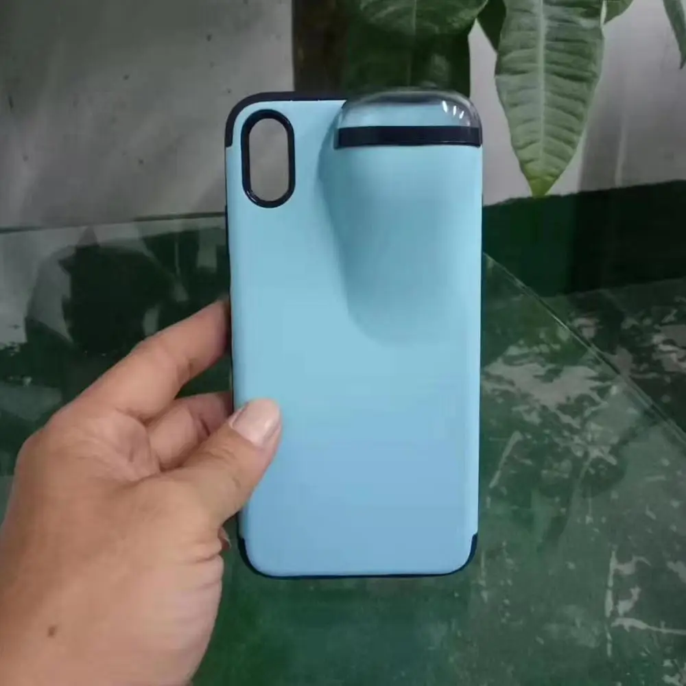 Чехол для iPhone 11 Pro Max чехол Xs Xr X 10 8 7 Plus жесткий с держателем AirPods новый дизайн |