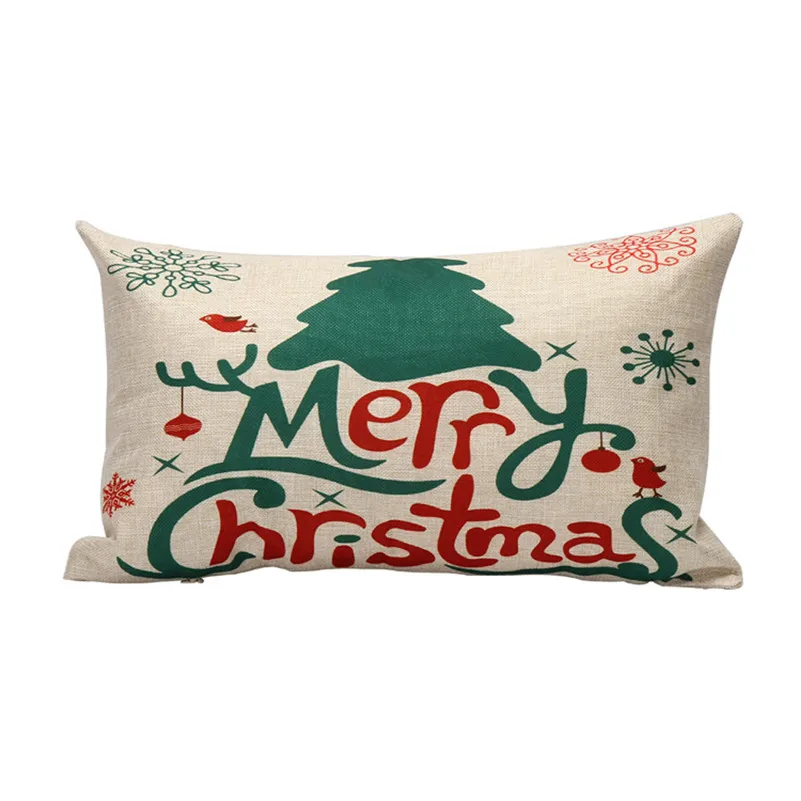 Рождественский чехол для подушки 30x50 см рождественское Рождественское украшение