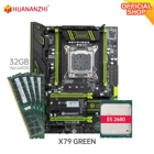 Материнская плата HUANANZHI X79, ATX + процессор Intel XEON E5 2680 + Оперативная память 4*8 ГБ DDR3