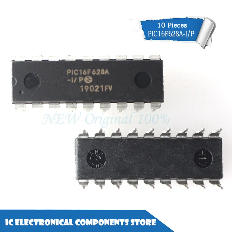 

New original 10/100PCS/LOT PIC16F628A-I/P DIP18