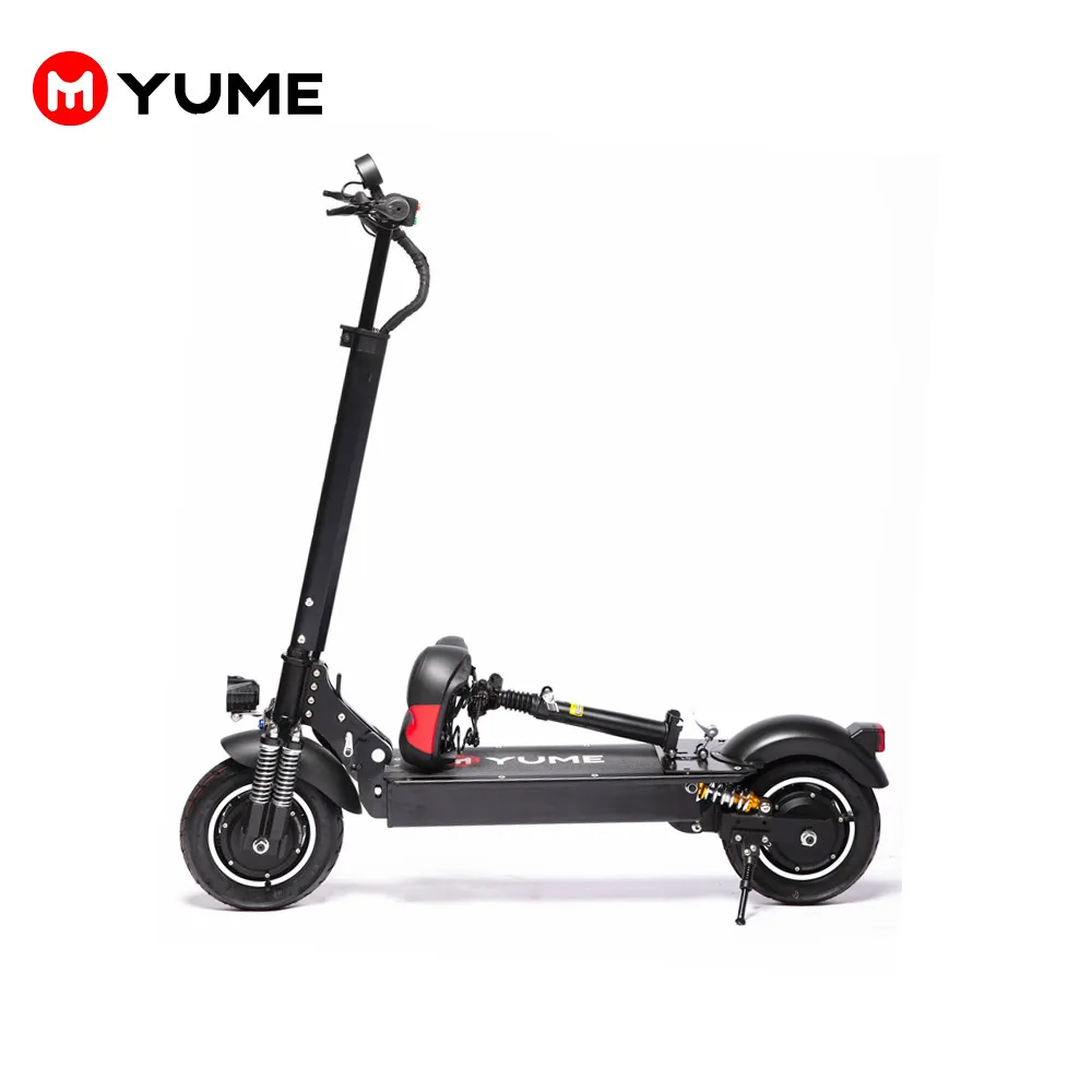 

YUME 52V 2000W 2400W Dual Motor 10 Inch Fat Tire Electric Scooter Adult 2 Wheel Foldable E-Scooter With Seat