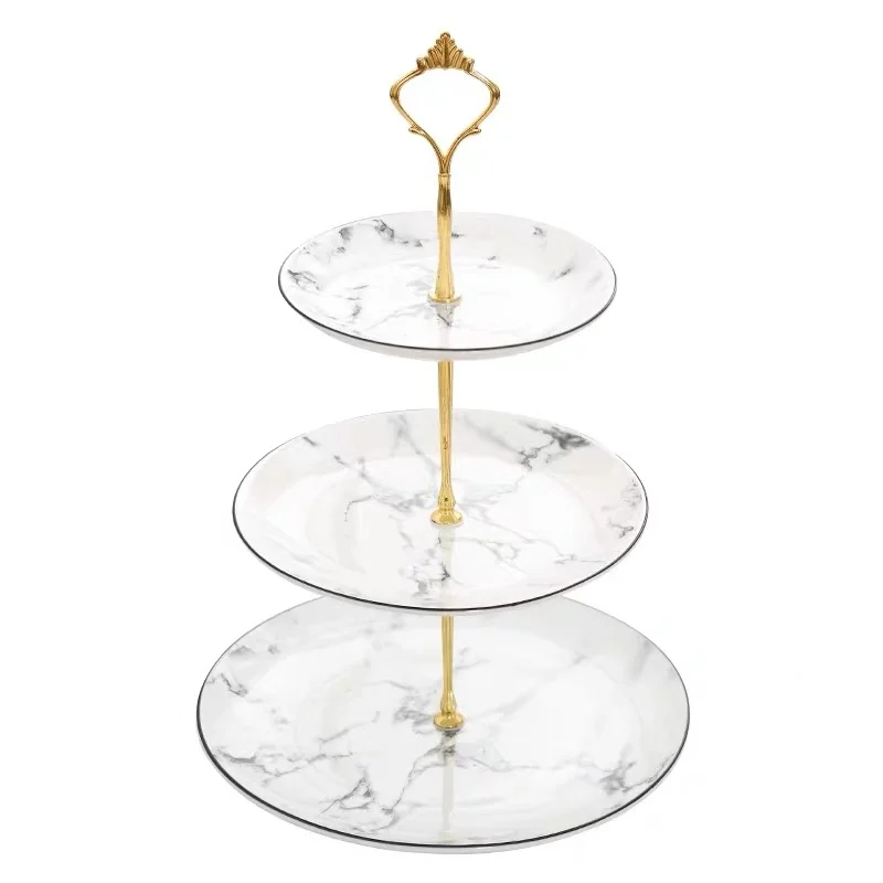 Европейская мраморная черная инкрустация искусственные фрукты табличка блюдо