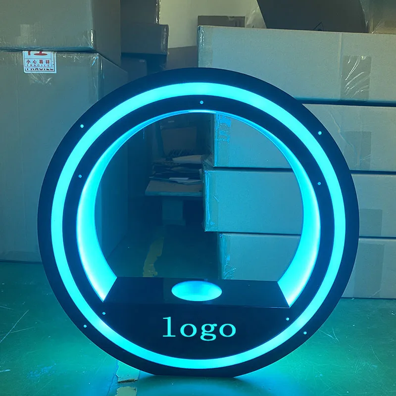 Акриловый дисплей подгонянный бар для воды светодиодный стенд бутылки