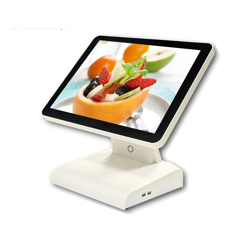 Точка продажи 15-дюймовая емкостная сенсорная POS-система Pos все в одном кассовый