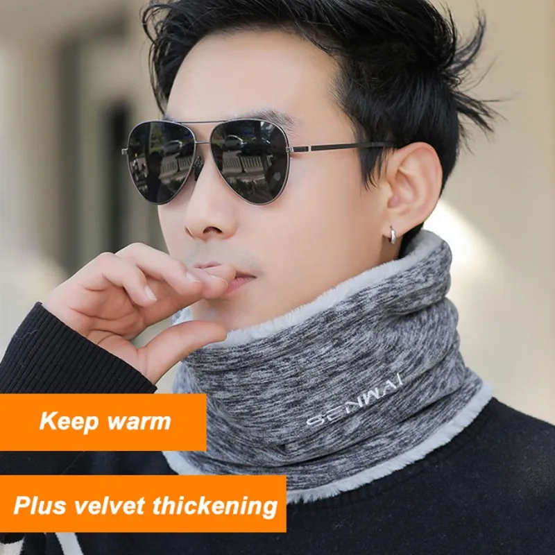

Beanies Cap Scarf Face Mask Multifunctional Warm Hood Winter Thermal Knitted Ponytail Hat Neck Warmer Headwear
