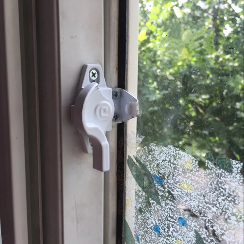 Защитный задвижки оконные для дверей и окон антикражный пластиковый стальной