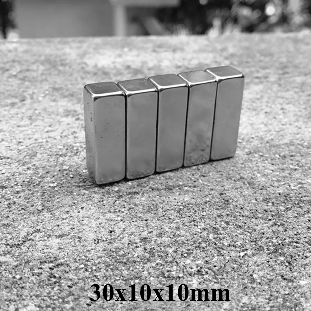 Магнит редкоземельный 30x10x10 мм квадратный неодимовый магнит N35 30*10*10 1 ~ 20