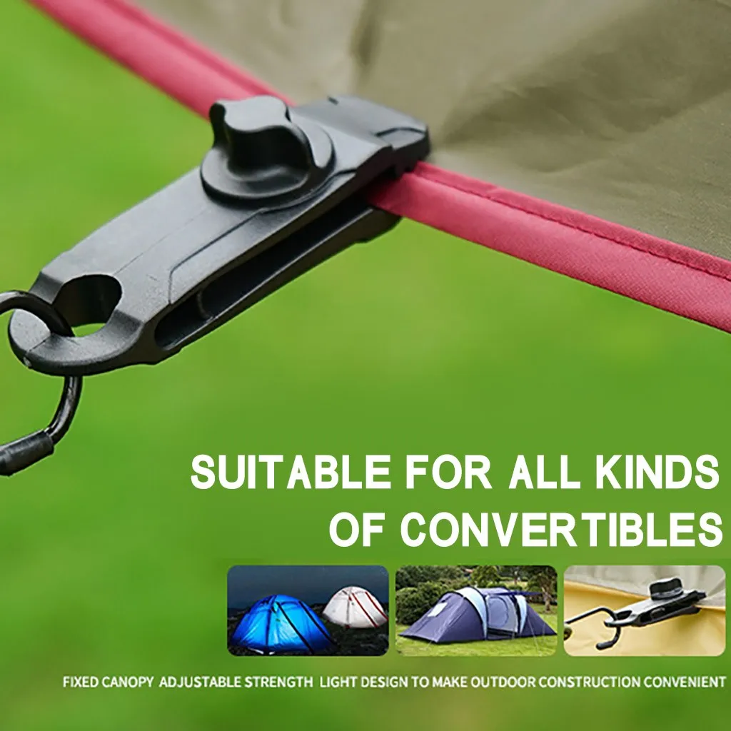 

6pcs Tarp Clips Heavy Duty Lock Clamps Tent Clip Awning Clamp Locking Clamp Outdoor Camping Picnics Awnings Sailing Clips#m