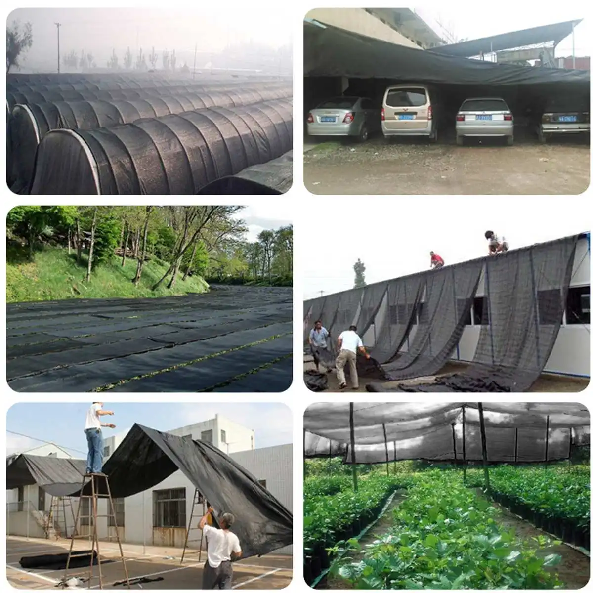 

Anti-UV Sunshade Net Outdoor Garden Sunscreen Cloth Car Sunblock Shade Cover Plant Greenhouse Cover 85% Shading Rate