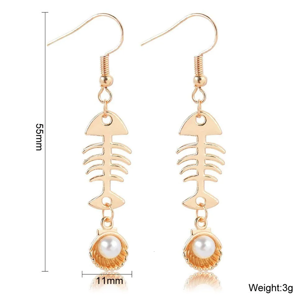 Women Trendy Design Korean Drop Earrings Fashion Gift For Lover Beach Earrings Female Women Handmade Wedding Jewelry