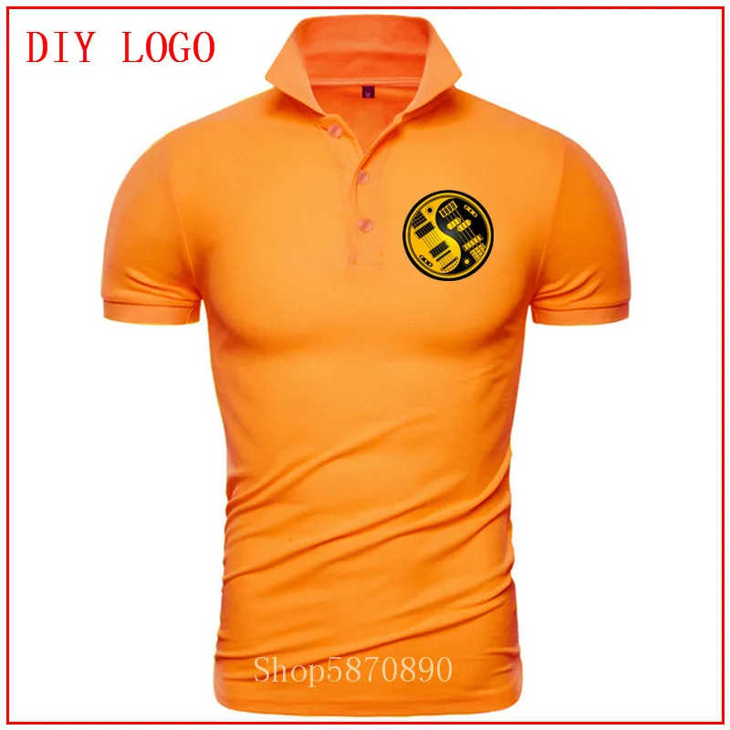 Мужская футболка с коротким рукавом желтая рубашка поло Инь Янь 2020 | одежда
