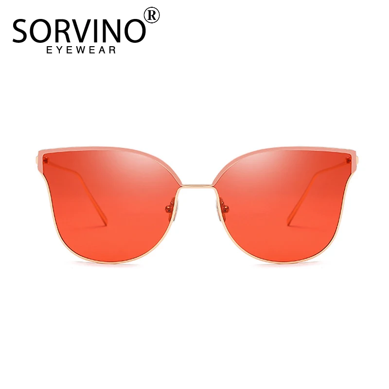 SORVINO Винтажные Солнцезащитные очки кошачий глаз для женщин 2020 Роскошные