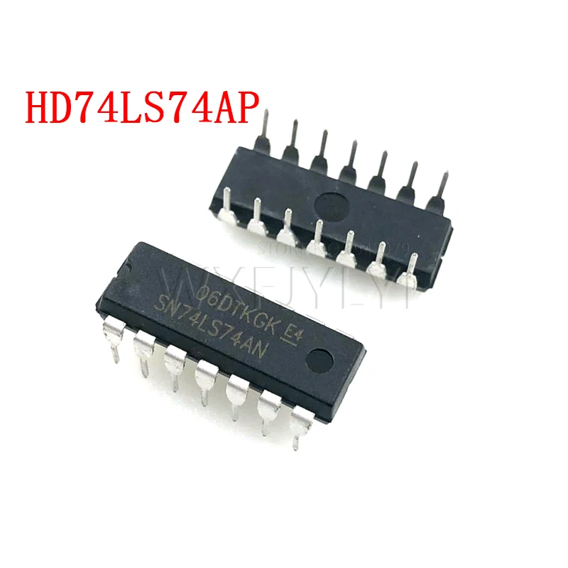 

Новая и оригинальная микросхема, 10 шт., HD74LS74AP DIP14 HD74LS74 DIP SN74LS74AN DIP-14 74LS74 SN74LS74N HD74LS74P