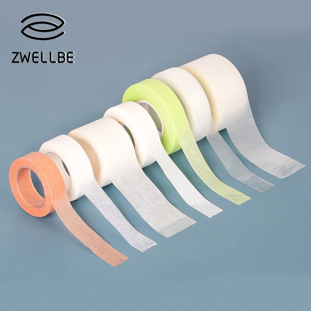 Zwellbe 3/5 шт. волокно для наращивание ресниц Бесплатная подушечки глаз белый лента