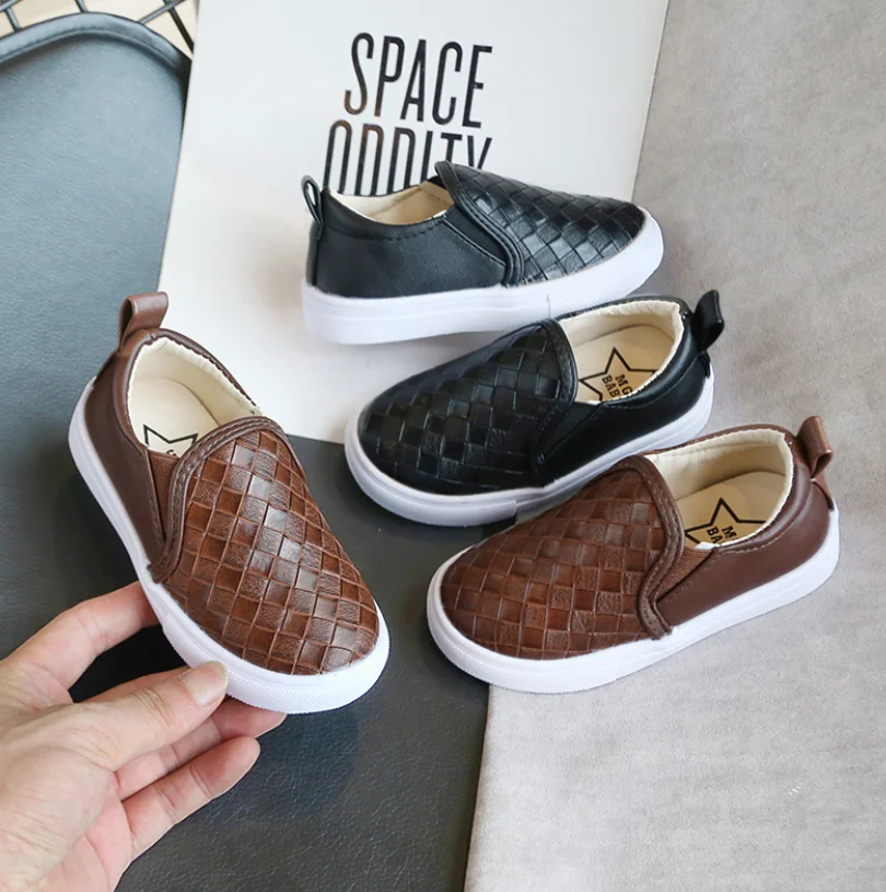 Кожаная обувь для мальчиков и девочек 2020 детей свадебного шоу школьное платье на