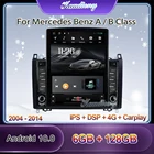 Автомагнитола Kaudiony на Android 10,0 для Mercedes Benz B200, W203, S203, C180, C200, C209, W209, C208, W208, GPS-навигация 4G 2004-2014