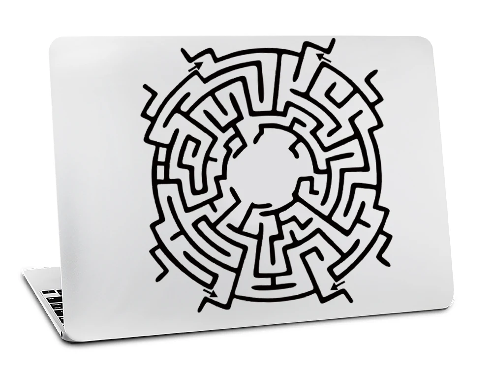 Наклейка для Macbook Pro 13 15 17 retina Air 11 13 для Apple, виниловая переводная наклейка для ноутбука, кожа, город, леопард, горизонт, 3D карта, сенсорный ноутбук - Цвет: M9007