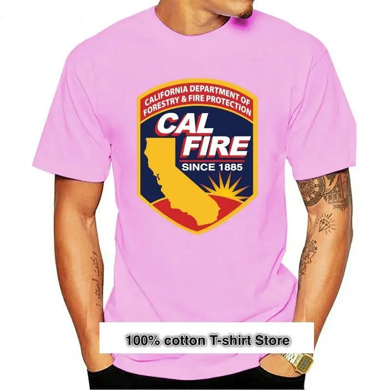 

Camiseta con Logo del bombero de California para hombre y mujer, camisa con Logo del bombero de Cal, novedad de 2021