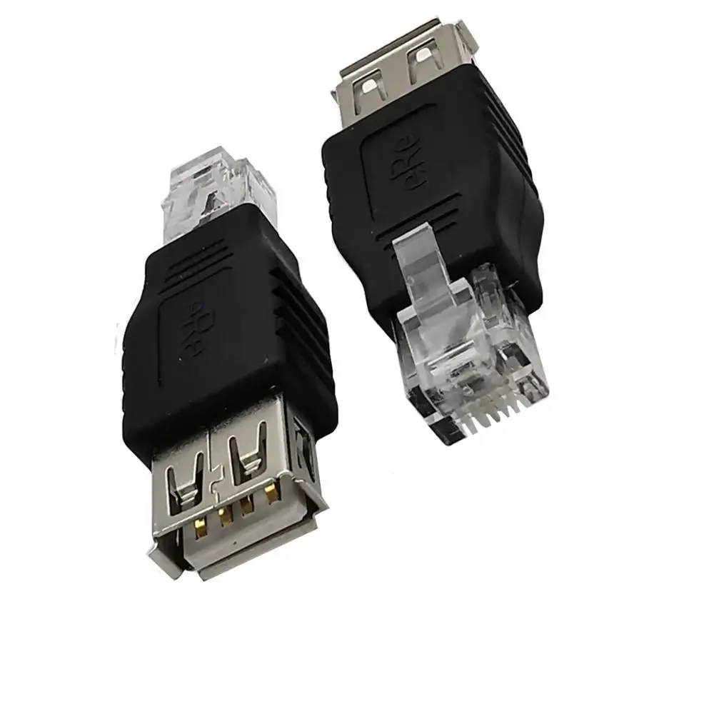 USB Женский к RJ11 2PIN сетевой адаптер конвертер телефонный разъем AF 6P2C |