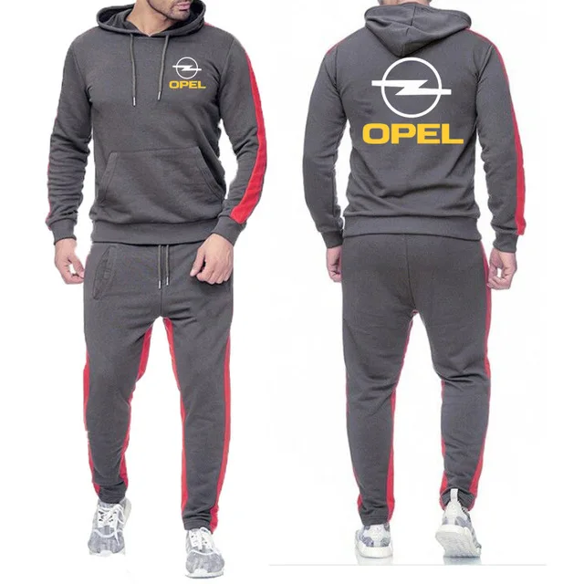 

2020 NEW OPEL Car Logo Sweatshirts Men Hoodie Sweatpants Casual Customize Pullover Suit clothes Male Cotton Trousers