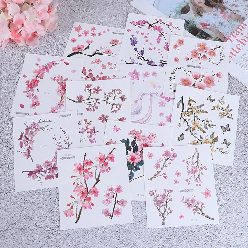 Цветная Модная водостойкая Временная тату-наклейка женская секс-вспышка