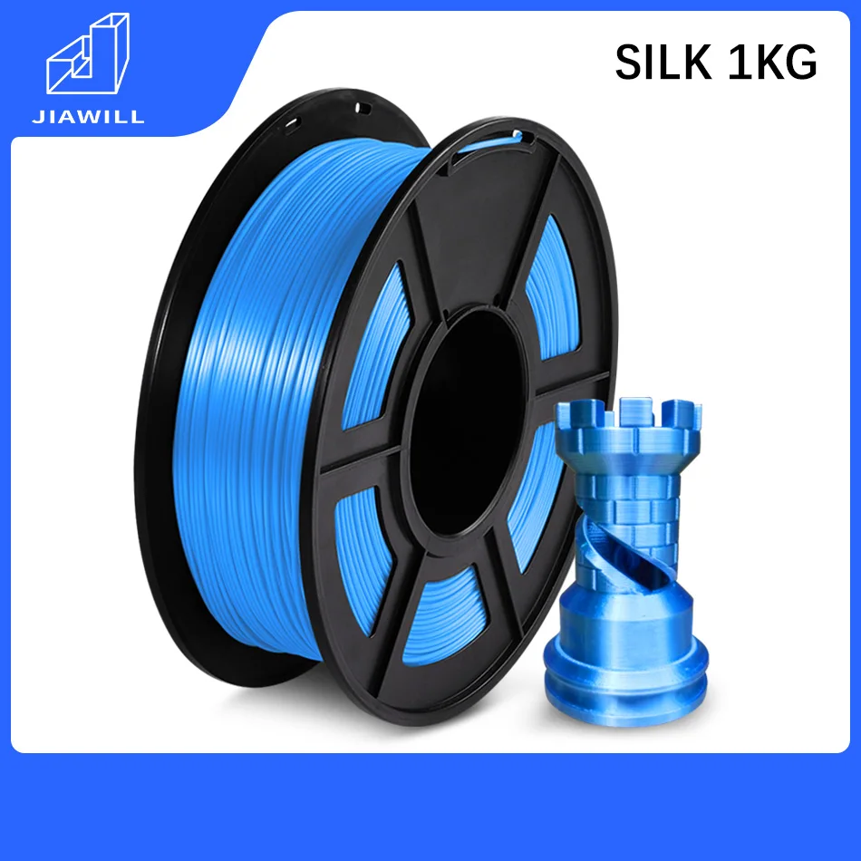 

PLA SILK Filament 1KG PLA 1.75mm 3D Printer Filament 3D Pen Printing Materials Consumables For Printing Crafts