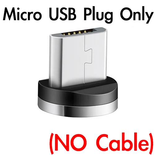 Micro USB Plug Only 3 фута Магнитный Micro USB кабель-высокоскоростной 2.4A Макс зарядное устройство Шнур для Oukitel Y4800 C16 C15 C10 C11 C12/C13 Pro U17 U19 U22 C9 - Тип штекера: Micro USB Plug Only