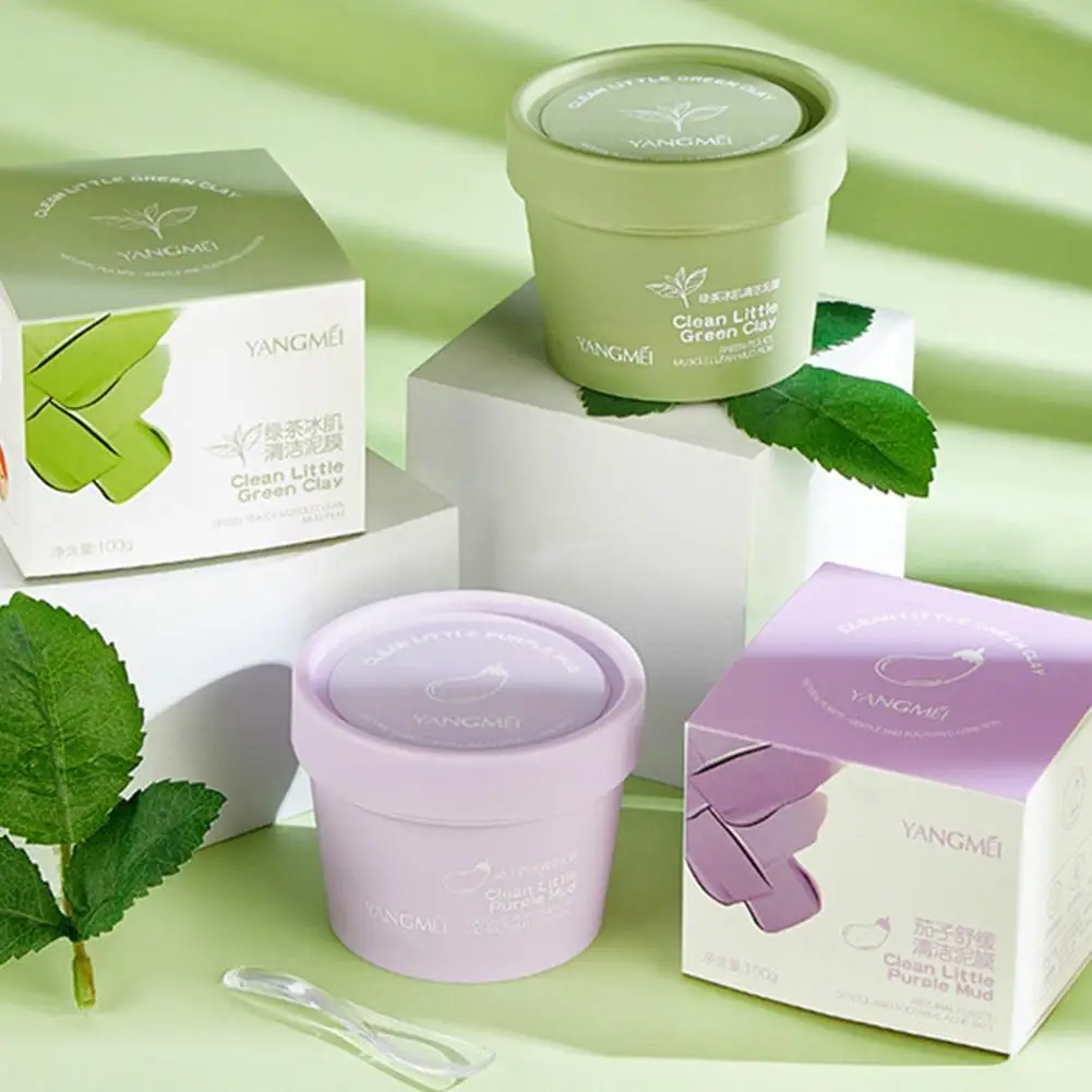 

1pc Green Tea Clay Deep Cleansing Powder Shrink Removal Care Pores Skin Moisturizing Care Blackhead Peel B2w1