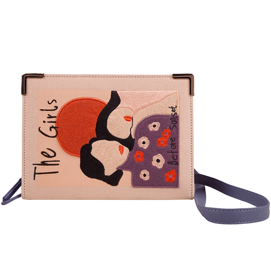 YIZISTORE новые оригинальные сумки-мессенджеры в стиле ретро винтажные сумки через плечо с откидной крышкой для девочек в книгах серии 3(FUN KIK)